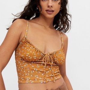 NWOT urban outfitters patterned Serenity cami crop top